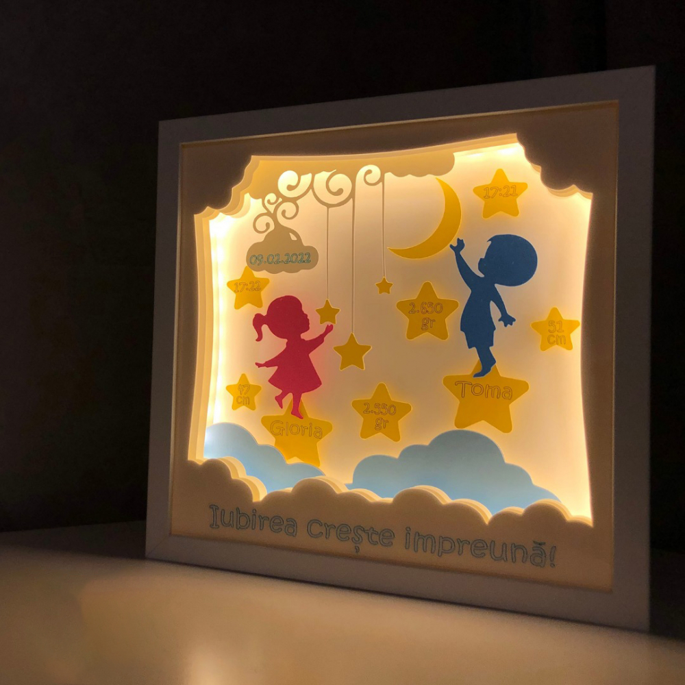 Tablou Luminos Frati 010 | Noorhandmadeatelier