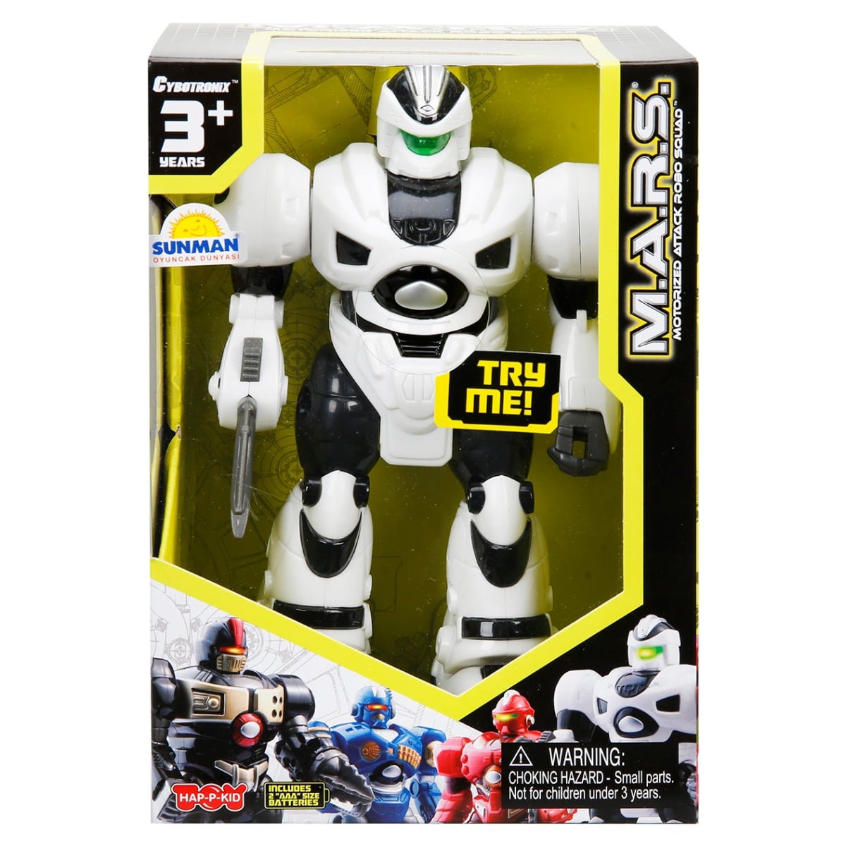 Robot Interactiv Happy Kid M.A.R.S. 18 cm Alb