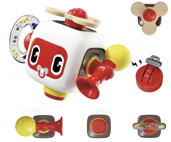 Cub Busy Board Top Bright 6-în-1 Montessori