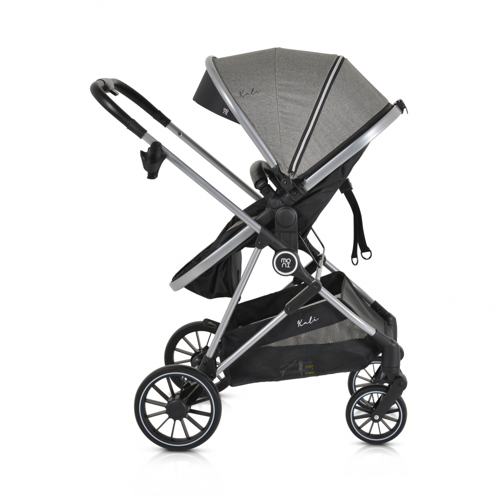 Carucior 2in1 Moni Kali Grey, Husa Picioare - imagine 6