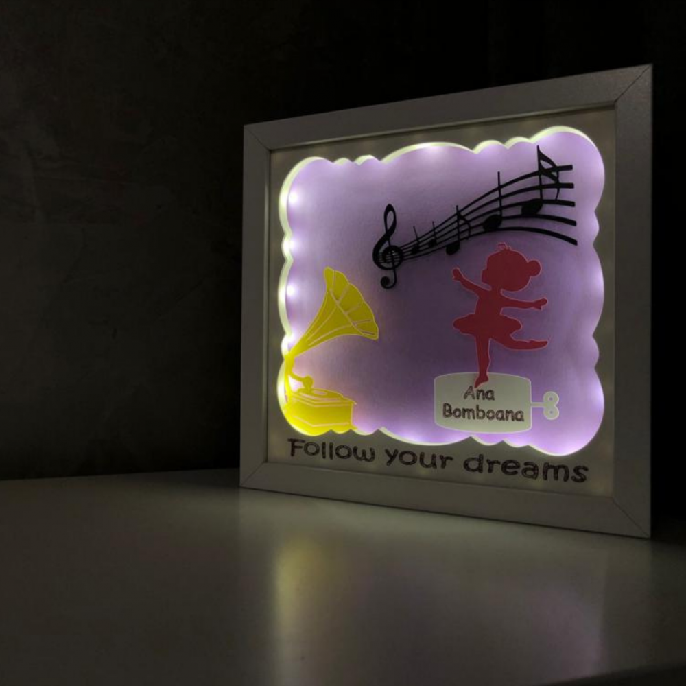Tablou Luminos Fetita 037 Noorhandmadeatelier - imagine 3