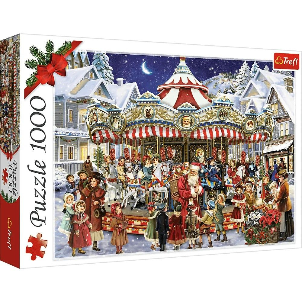 Puzzle Trefl 1000 piese Carusel de Crăciun