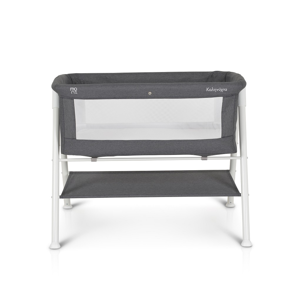 Pătuț Moni Kalinihta Graphite White cu Saltea - imagine 5