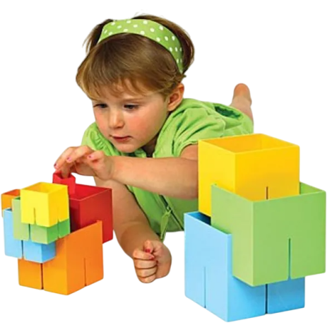 Joc Cuburi DADO Original Fat Brain Toys | Creativitate