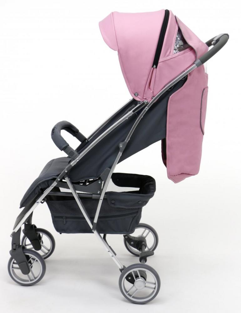 Carucior Asalvo Cotton Roz – Ușor și Compact - imagine 2