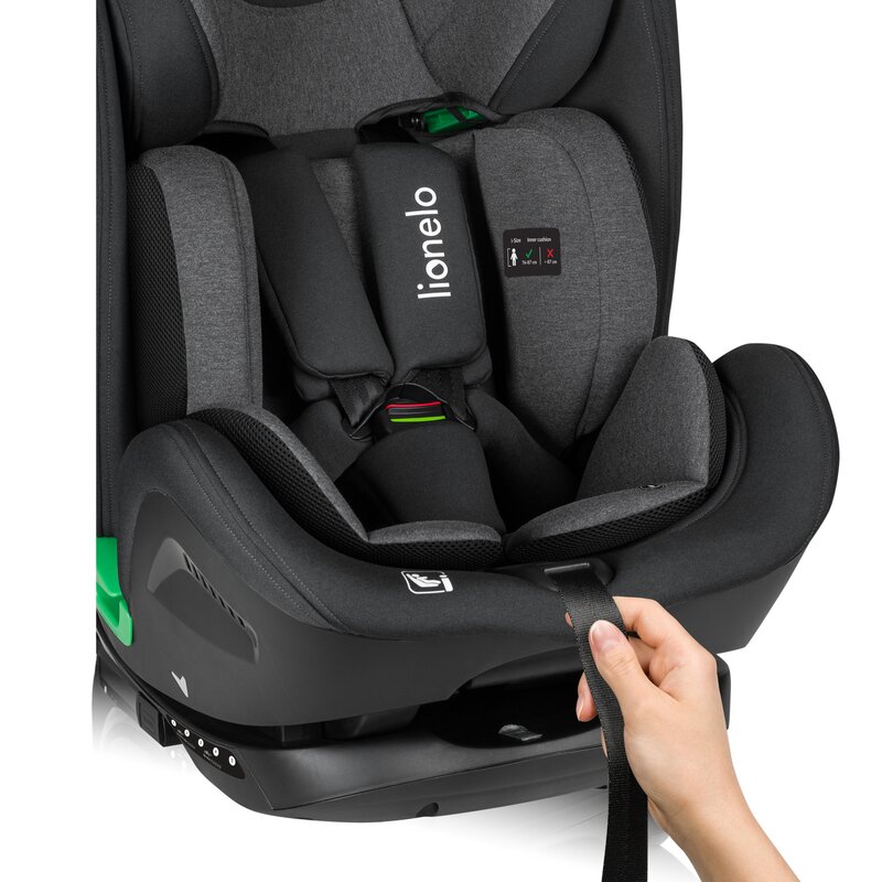 Scaun Auto Lionelo Harper i-Size cu ISOFIX Gri - imagine 10