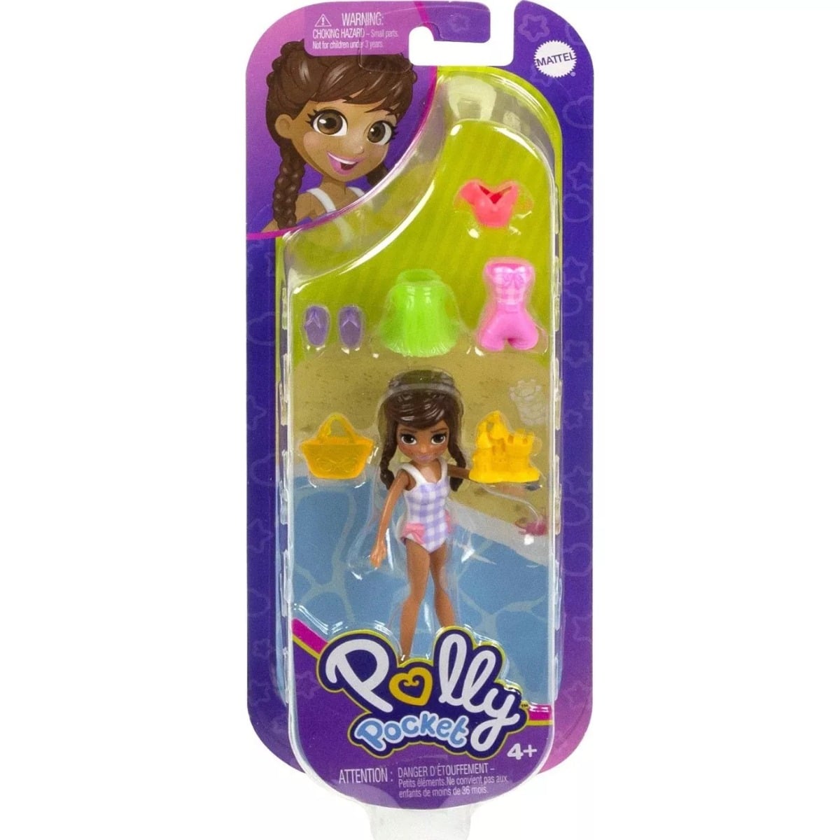 Papusa Polly Pocket cu haine de schimb, HKV86