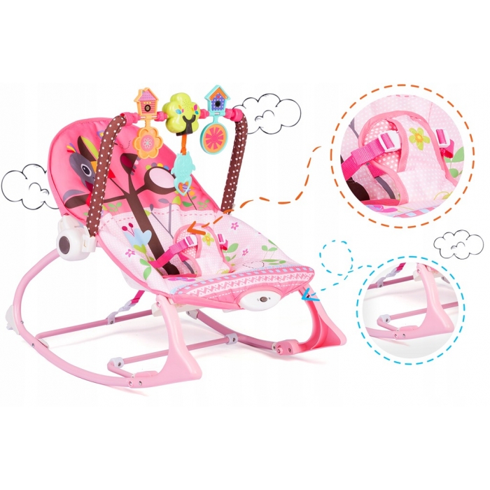 Balansoar 3 în 1 Ricokids 7303 Roz - imagine 5