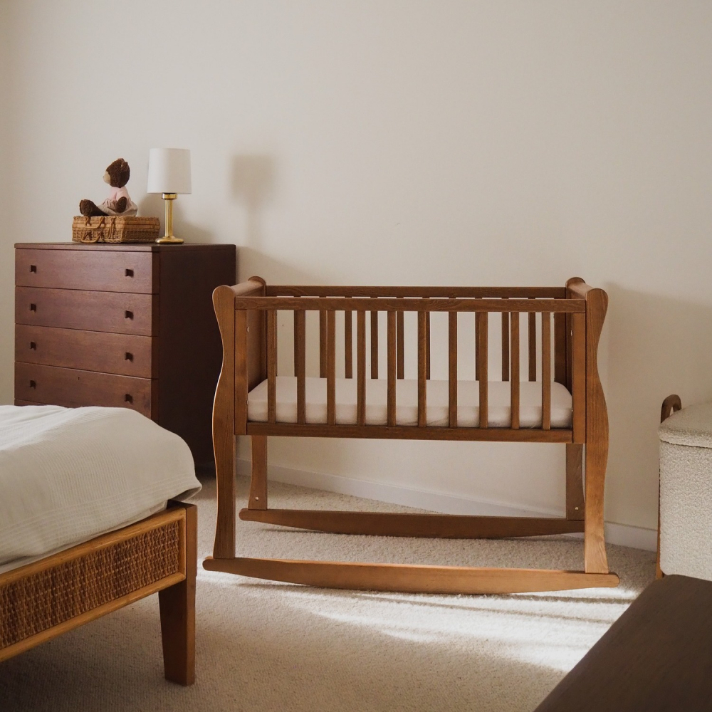 Patut Balansoar Woodies Co-Sleeping, Lemn Vintage