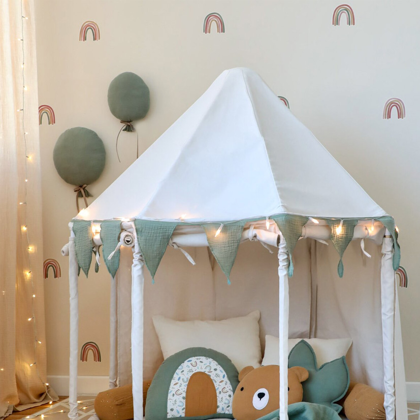 Balon Handmade Muselina Little Amy Verde