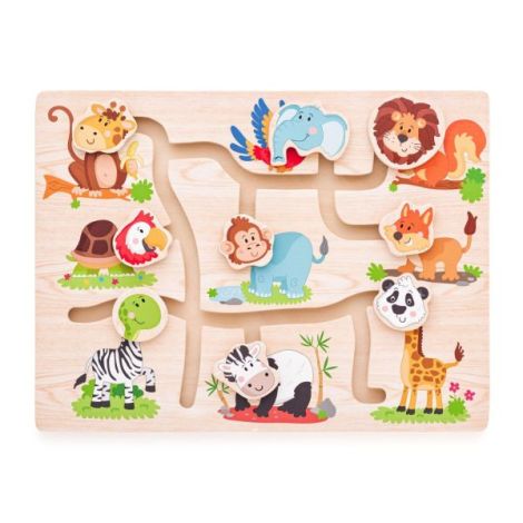 Jucarie Labirint Animale Lemn - Woodyland - imagine 2