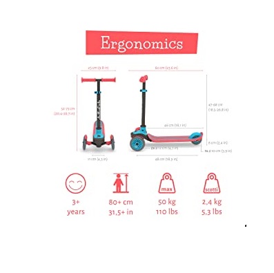 Trotineta Chillafish Scotti Pink pentru copii - imagine 11
