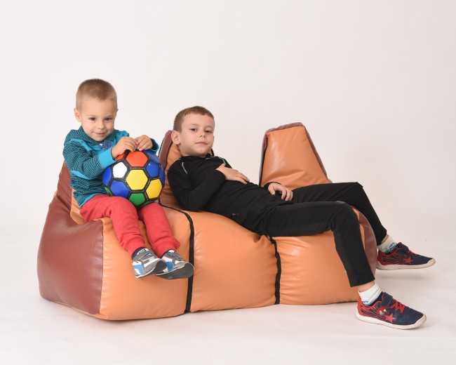 Fotoliu Copii Pufrelax Caramel, Ușor și Ergonomic