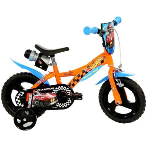 Bicicleta Dino Bikes Hot Wheels 12" copii
