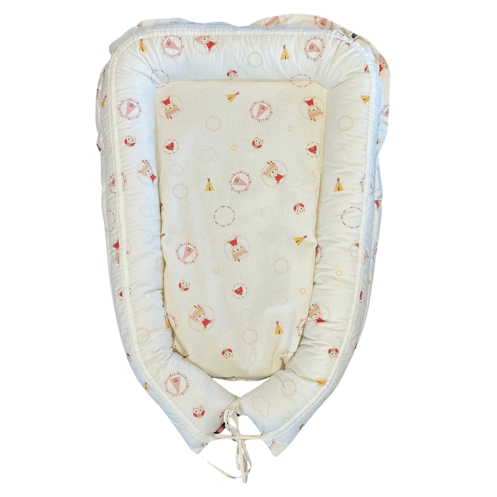 Baby Nest Mici Indieni Reversibil | Kids Decor - imagine 4