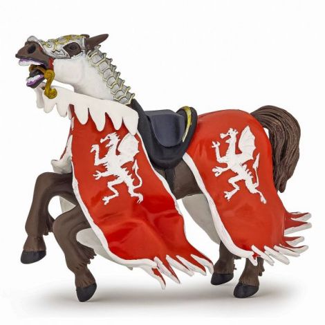 Papo Cal Dragon Roșu - Cavalerie Medievală