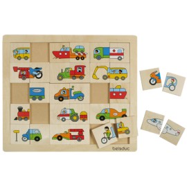 Puzzle Amesteca si Potriveste Transport | Beleduc - imagine 3