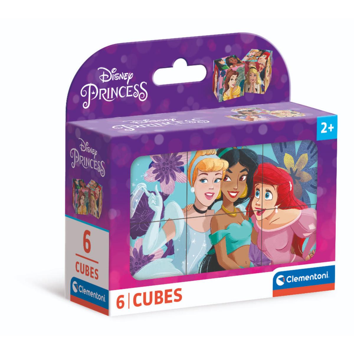 Puzzle Clementoni Disney Princess, 6 cuburi