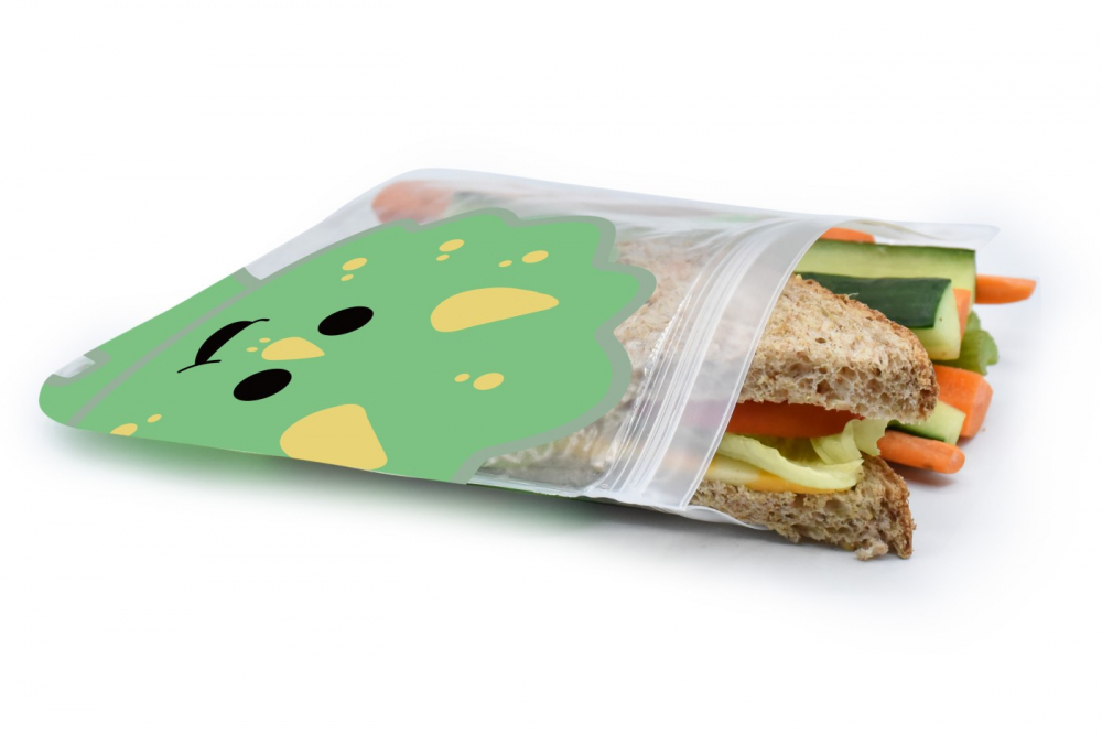 Set 6 Pungi Sandwich Reutilizabile Melii Model Animal - imagine 6