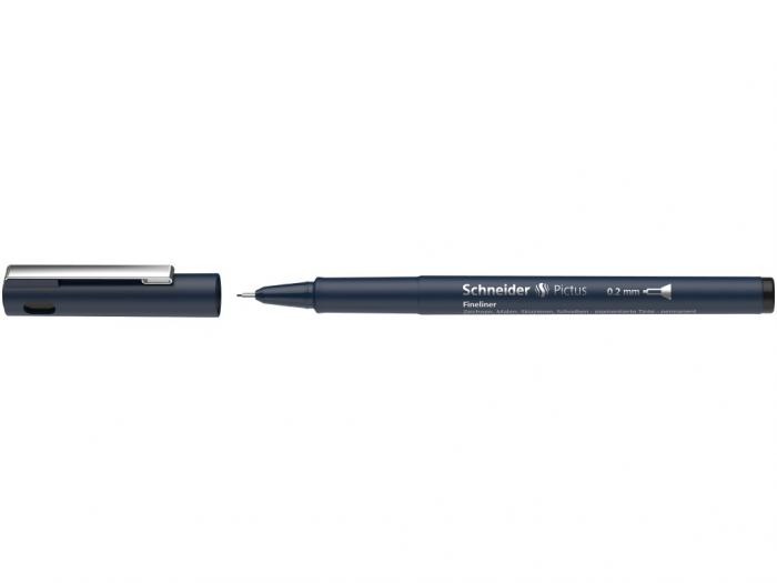 Set Fineliner Schneider Pictus 0.2 mm, 4 Culori