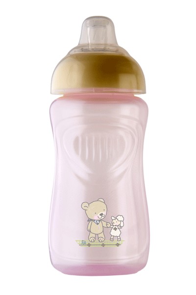 Pahar Learning 300ml Rotho Baby, Tender Rose - imagine 2