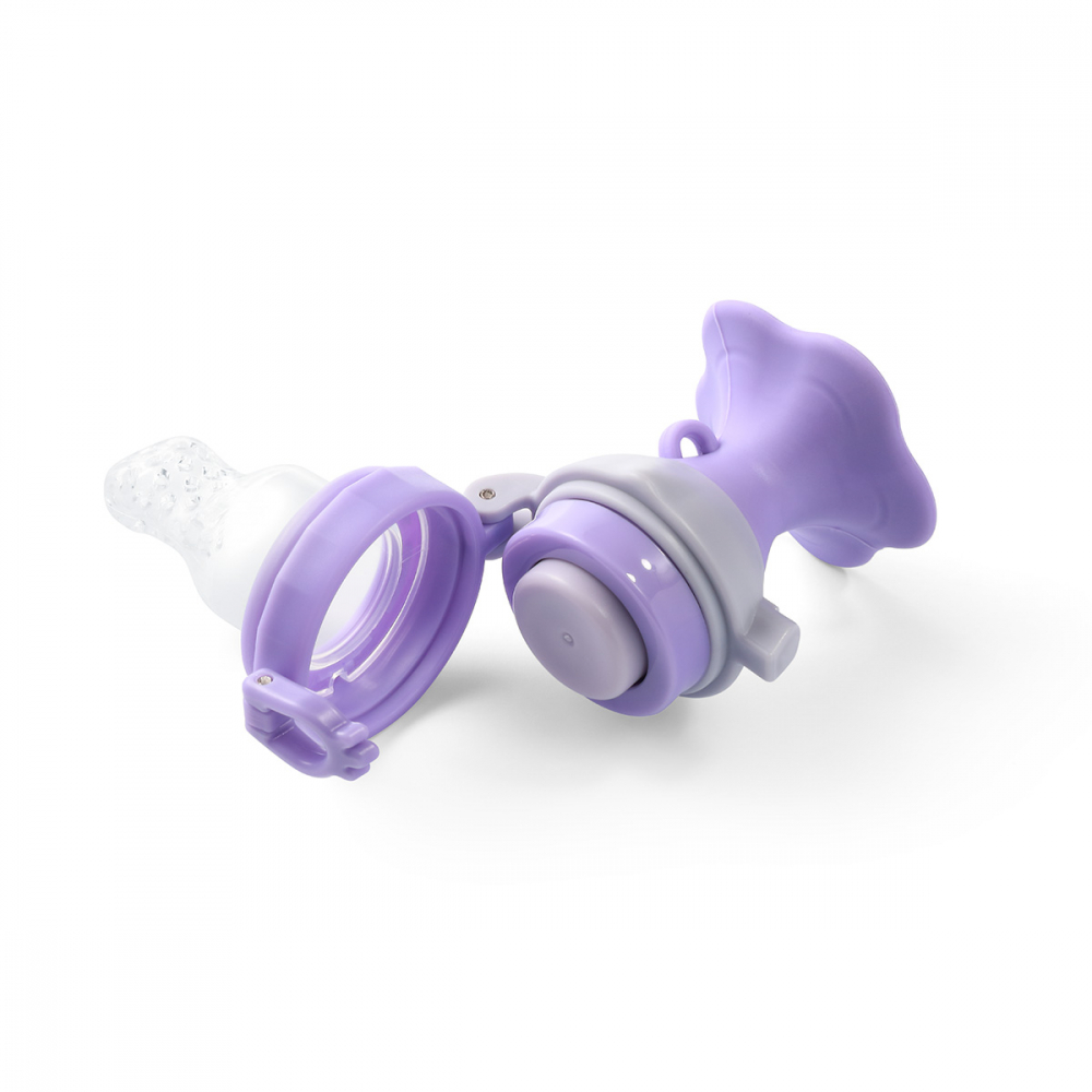 Dispozitiv hranire Babyono cu rasucire floare mov - imagine 4