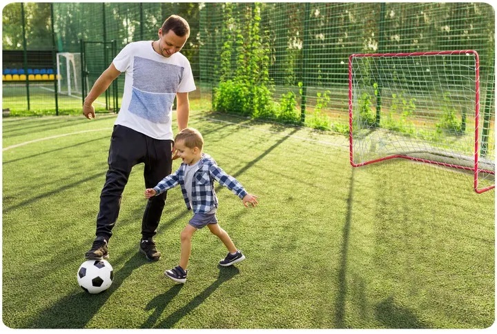 Poarta Fotbal Neo-Sport, Otel, 183x122 cm - imagine 6