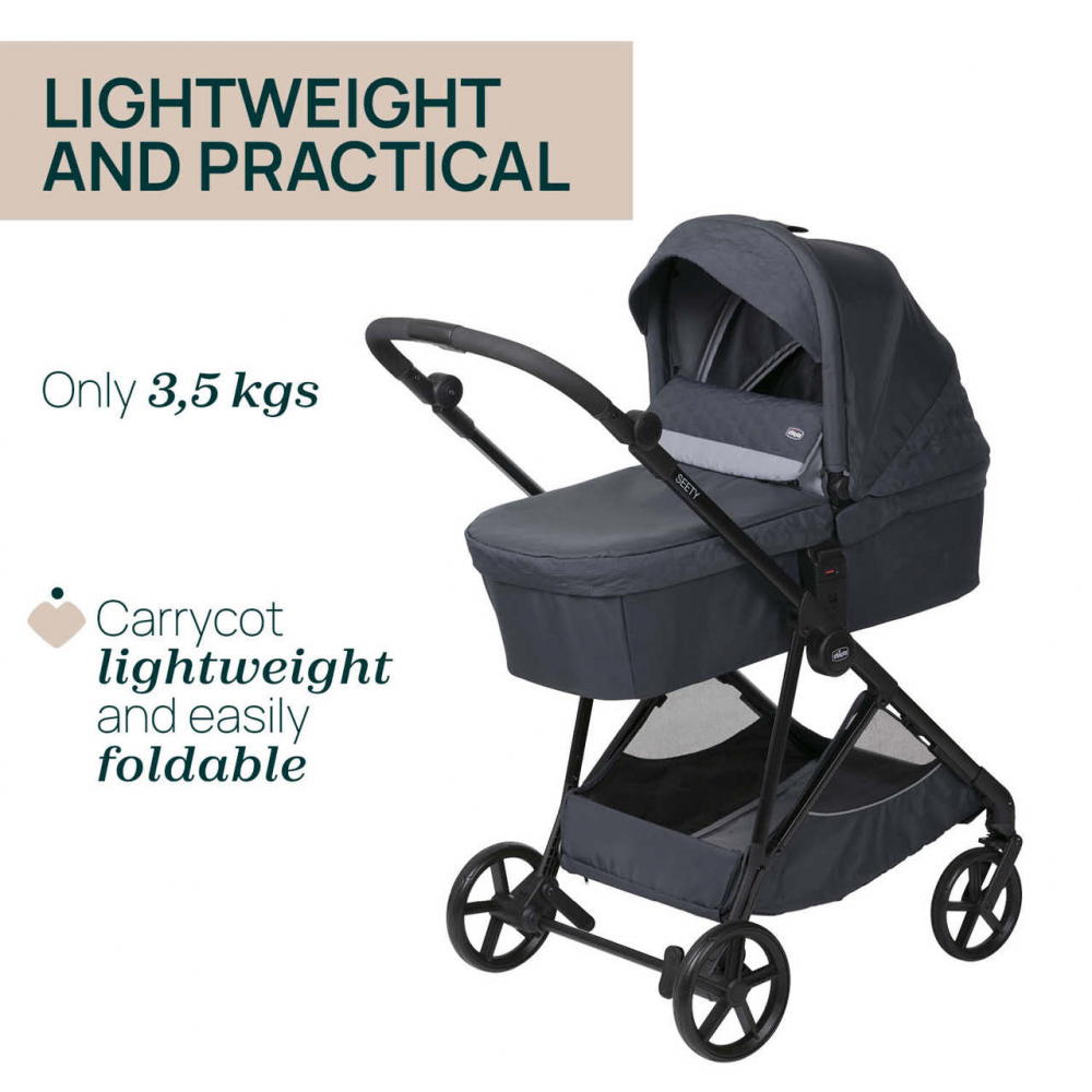 Chicco Seety 3 in 1 - Carucior versatil Boston Grey - imagine 8