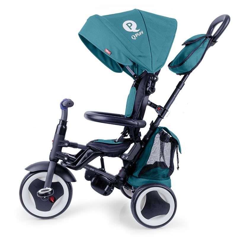 Tricicleta Qplay Rito+ Pliabilă Turcoaz - imagine 2