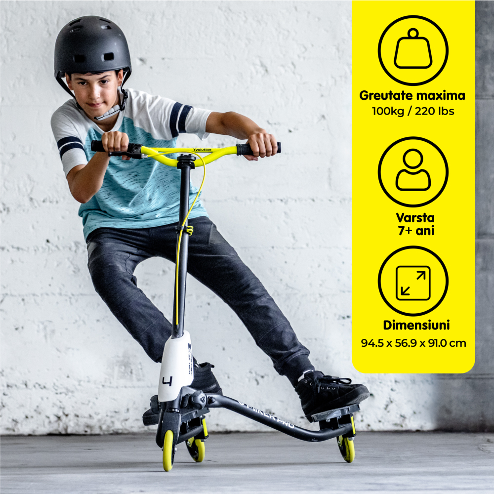 Trotineta Yvolution Y Fliker Pro Pliabilă - imagine 7