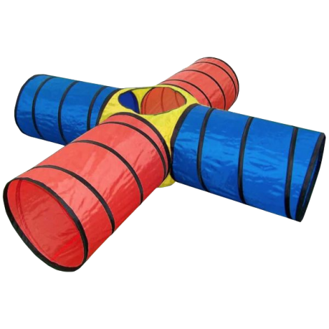 Tunel Joacă Cross Color Iplay pentru Copii