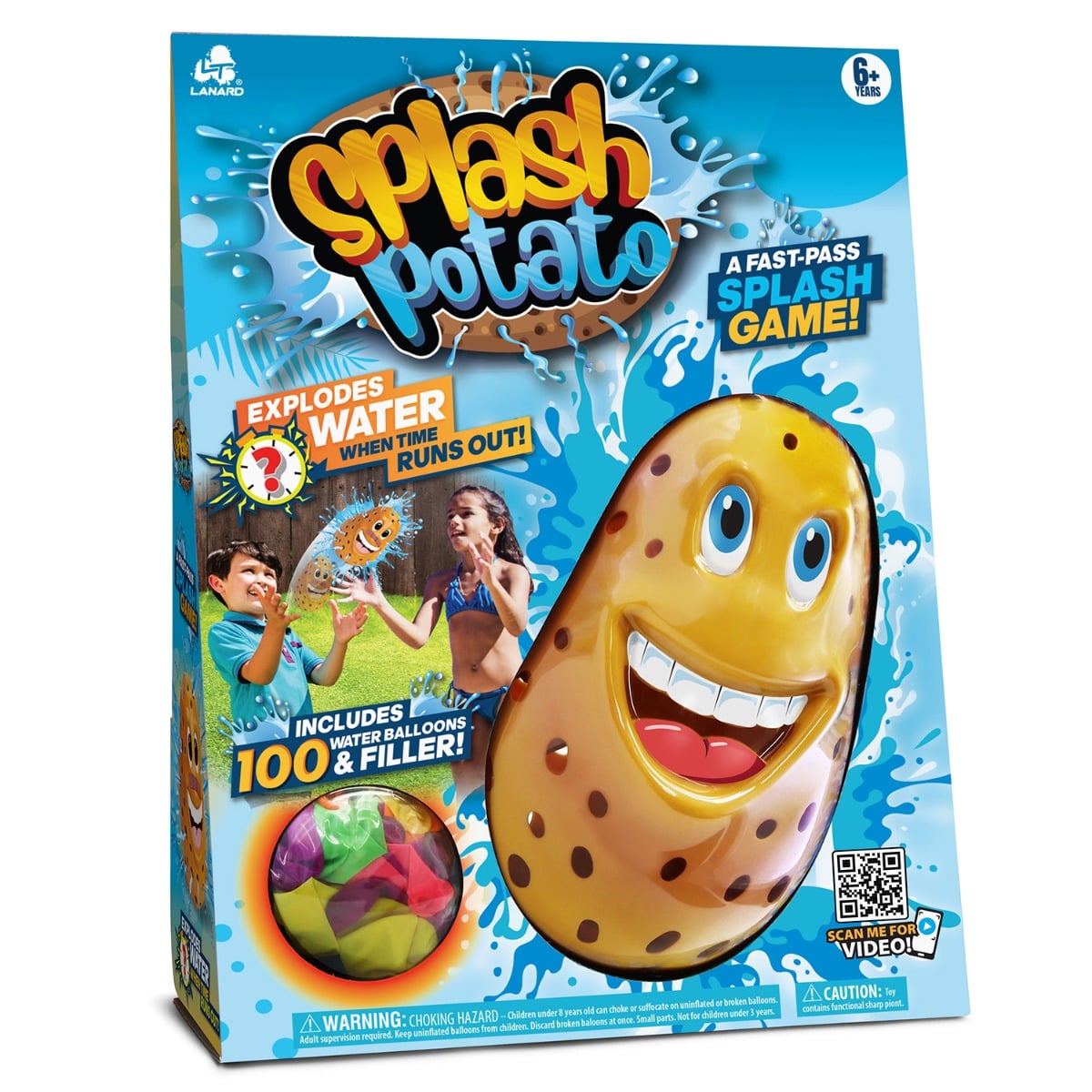 Jucarie Apa Splash Potato Lanard, 100 Baloane
