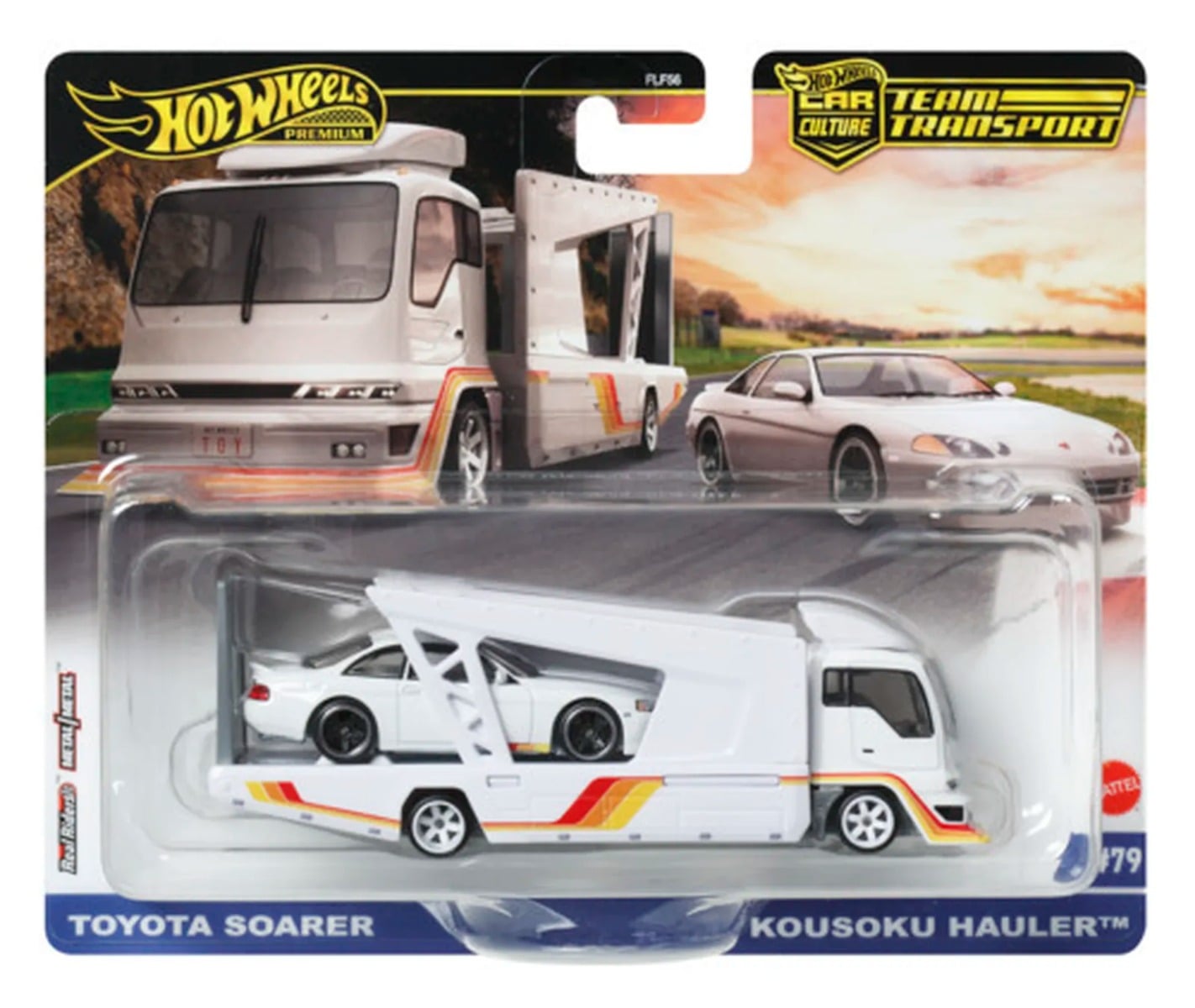 Hot Wheels Set Toyota Soarer + Transportator