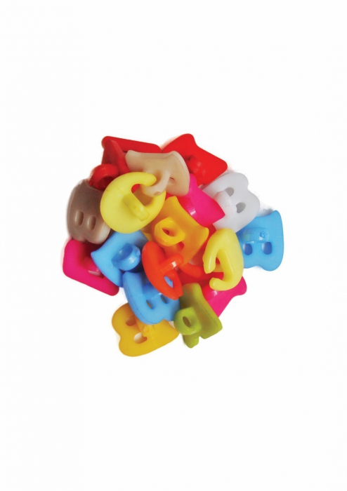 Set 30 Nasturi Alfabet Colorart, Multicolor