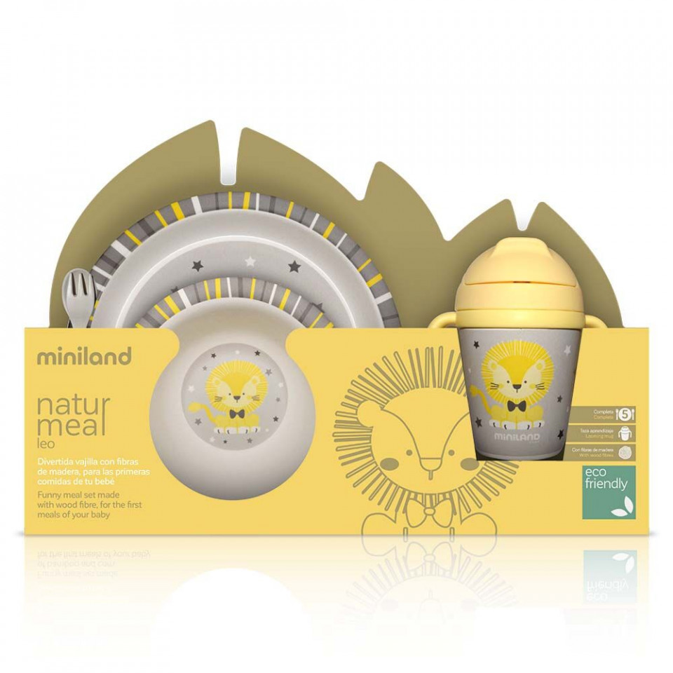 Set Picnic Leo Miniland Eco, 5 Piese - imagine 4