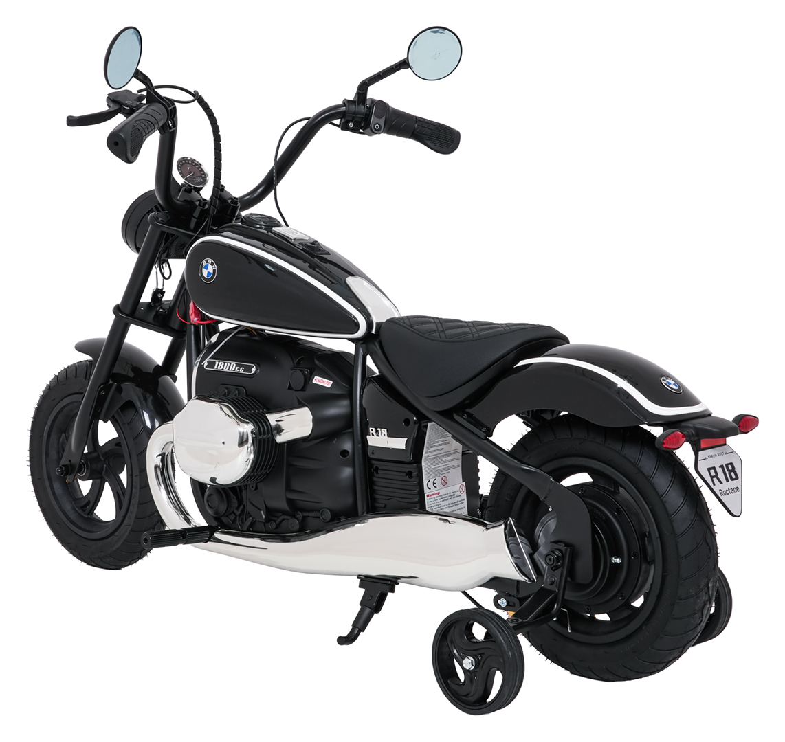 Motocicleta electrica pentru copii BMW R18 24 Volti 200W, viteza 4-16 km/h (sx8628) Negru - Autokids.ro - imagine 10
