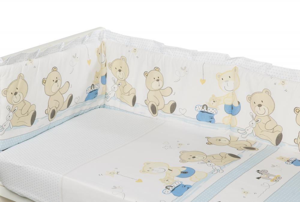Lenjerie Patut 5 Piese Teddy Play Nichiduta - imagine 3