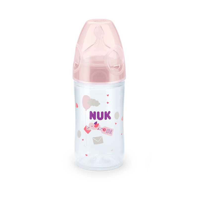 Biberon NUK New Classic 150ml Silicon, 0-6 Luni
