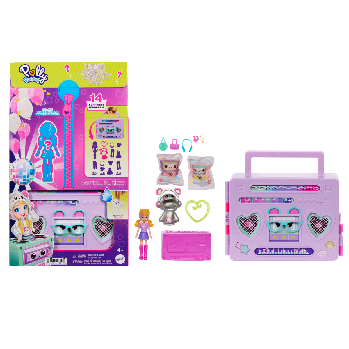 Set Polly Pocket Disco Fashion Reveal