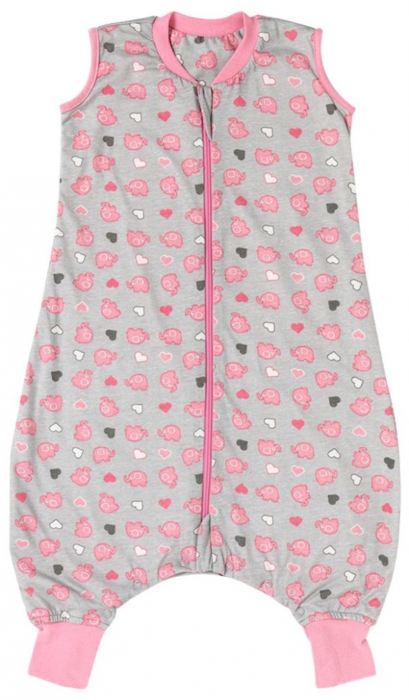 Sac de dormit Slumbersac Pink Elephant, 0.5 Tog - imagine 2