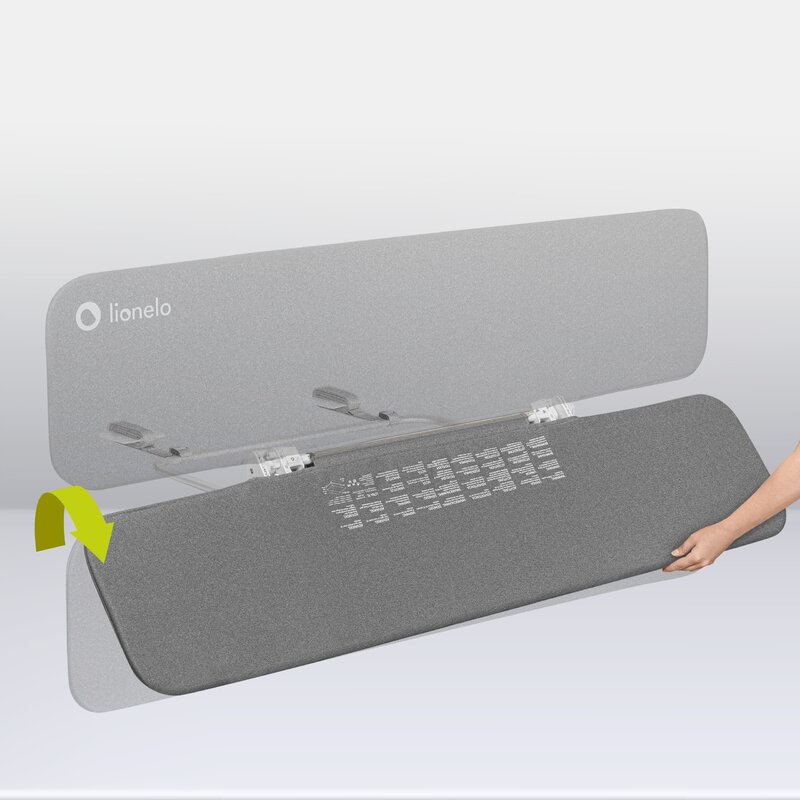 Bariera Protectie Lionelo Lora XL, Gri, Siguranta - imagine 5