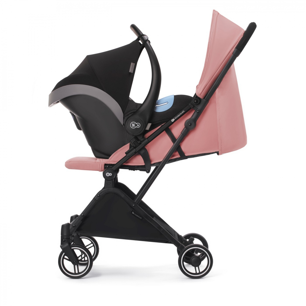 Carucior Kinderkraft Indy 2 Pink - Manevrabil - imagine 2