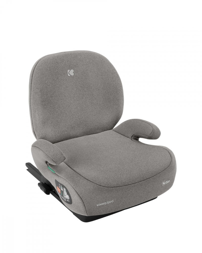 KikkaBoo i-Boost Inaltator Auto cu Isofix Gri - imagine 8