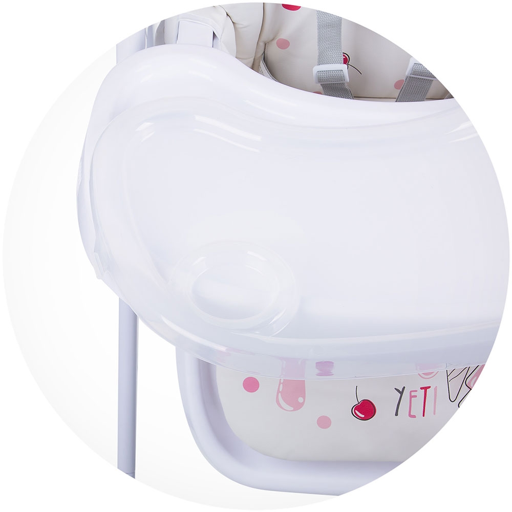 Scaun de masa Chipolino Yeti Rose, confortabil - imagine 6