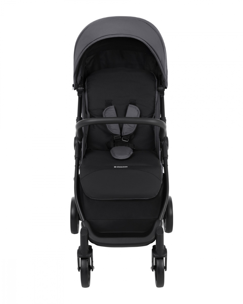 Carucior Sport KikkaBoo Alexa, Spatar Reglabil, Gri - imagine 2