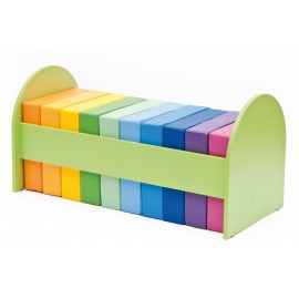 Set 10 Perne Spuma Curcubeu Novum