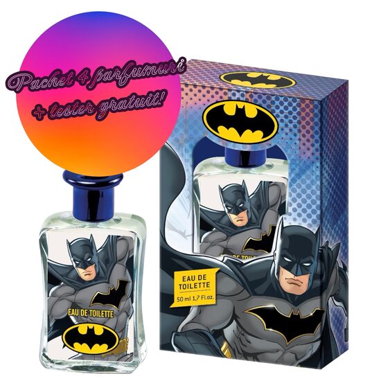 Set 4 Apa de Toaleta Batman Baieti 50ml Lorenay