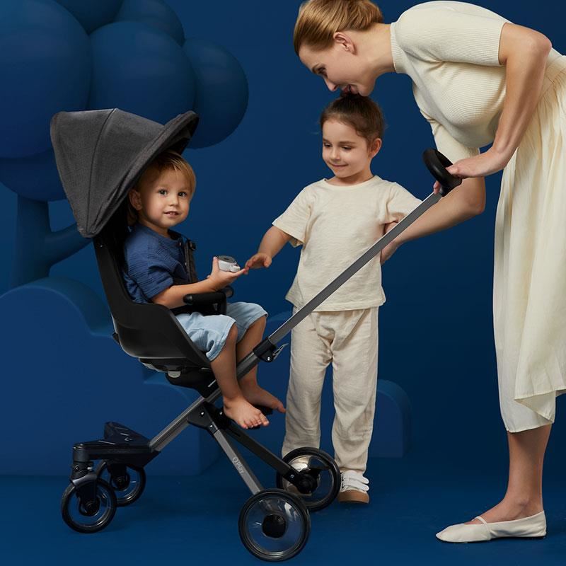 Qplay Easy - Carucior Sport Ultracompact Gri - imagine 4