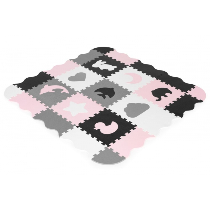 Salteluta puzzle Ecotoys cu pereti, 25 elem - imagine 5