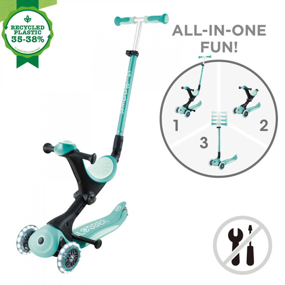 Trotineta Globber 4-in-1 Go-Up Deluxe Ecologic - imagine 7